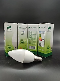 LED AMPUL (E.14) MUM AMPUL.SARI IŞIK (7.Watt=60.Watt)(4.Adetli paket)