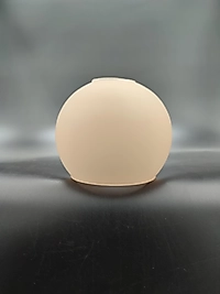 KÜÇÜK AVİZE CAMI.Yuvarlak,düz,SOMON RENKTE (Çap:10.00cm-Duy yuvası:3.00cm) Mum ampule göre (E.14)