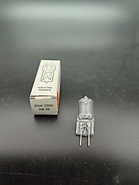 (G.6) HALOJEN AMPUL (20.Watt) ŞEFFAF RENKTE (5.Adetli Paket)