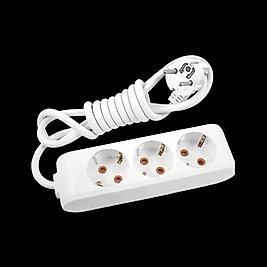 ÜÇLÜ TOPRAKLI UZATMALI GRUP PRİZ.(2.00m.)