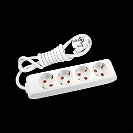 DÖRTLÜ TOPRAKLI UZATMALI GRUP PRİZ.(2.00m)