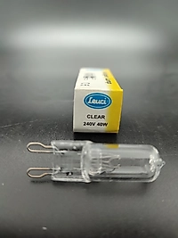 (G.9) HALOJEN AMPUL (40. Watt)ŞEFFAF RENKTE (5.Adetli paket)