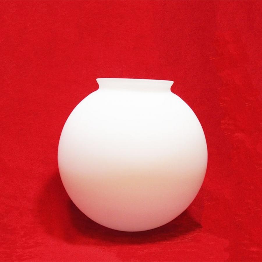 OSMANLI AVİZE CAMI. HAKİKİ OPALİN .BEYAZ, Grifli.(Çapı :20.00cm-Yuvası :10.00 cm.)