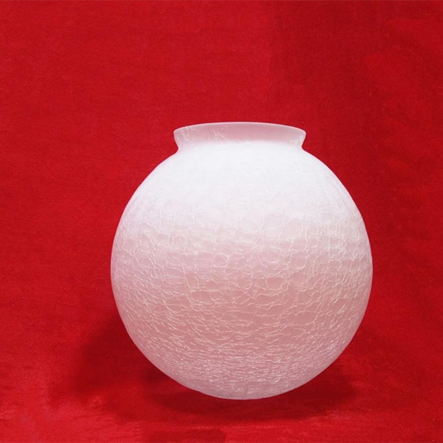 OSMANLI AVİZE CAMI. MAT, ÇATLAK DESENLİ,Grifli .(ÇAP:15.00cm-Yuvası :8.00cm)